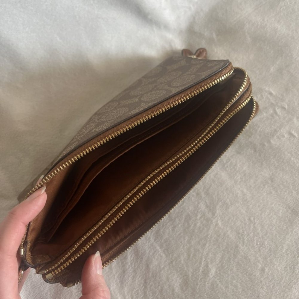 Coach Double Zip Wallet - Picture 5 of 6